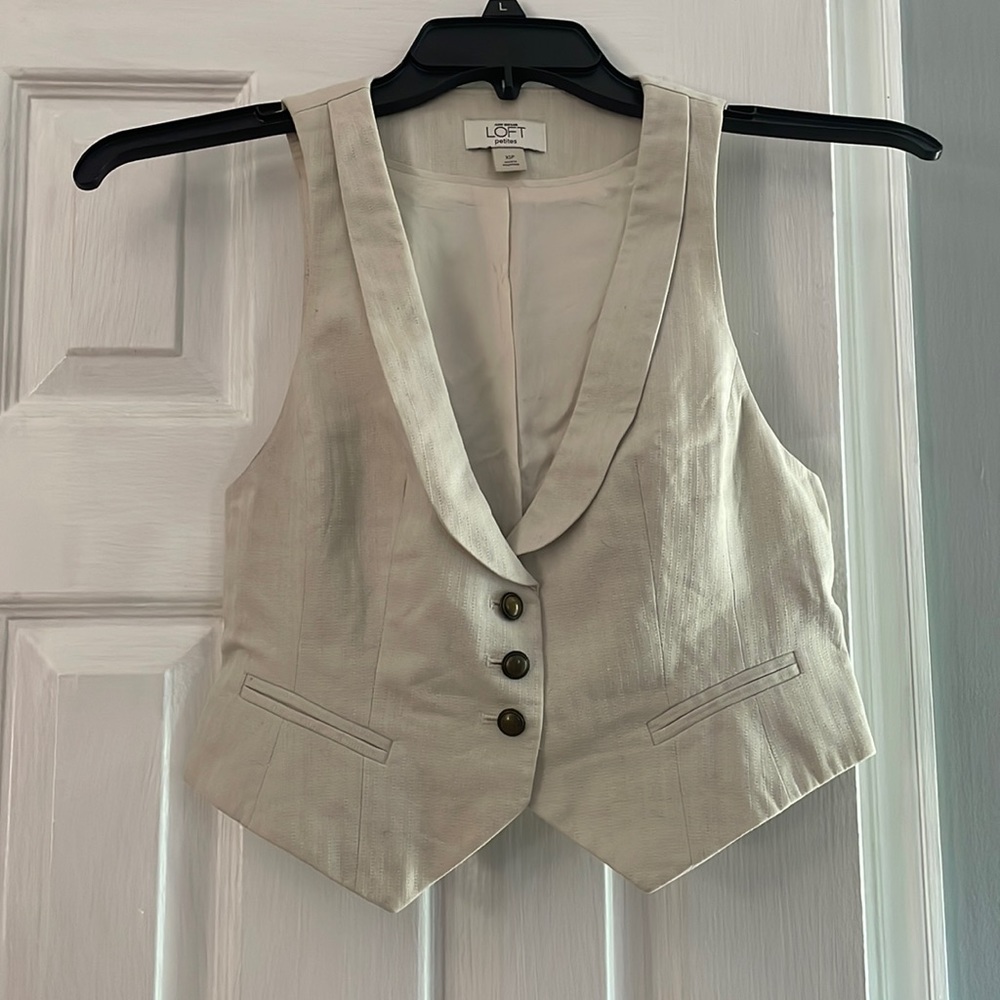 Cream Waistcoat The Loft XSP